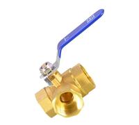 Poignée de levier de valve - Adaptateur de dérivation fileté femelle | Poignée à levier flexible : vanne de dérivation à 3 voies, valve de montage pour techniciens, industrie, maison, garage