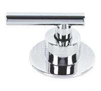 Poignée de levier en alliage de zinc pour robinet de douche et lavabo avec double commande pour alimentation en eau chaude et froide (galvanoplastie)