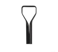 Poignée de lissage d'angle en alliage d'aluminium avec trois lames interchangeables pour bride de sol en PVC et fil de soudure Yin Yang, outil de raclage de ligne de soudure - Finition bleue (droite)