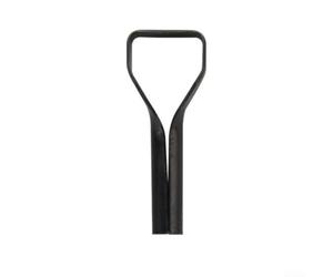 Poignée de lissage d'angle en alliage d'aluminium avec trois lames interchangeables pour bride de sol en PVC et fil de soudure Yin Yang, outil de raclage de ligne de soudure - Finition bleue (droite)