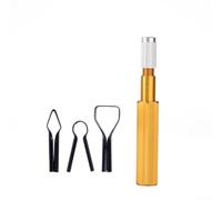 Poignée de lissage d'angle en alliage d'aluminium avec trois lames pour ligne de soudure de sol en PVC, truelle et grattoir d'angle Yin Yang Bleu Jaune Rouge (jaune)