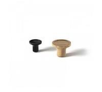 Poignée de meuble - bouton en bois Forest 901 - Naturel - D30 H25 ESTAMP