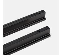 Poignée de Meuble de cuisine, 2 Pcs Poignée de tiroir, taille (8cm / 18cm / 24cm / 40cm / 50cm / 60cm) Poignée de Porte noire, poignée d'armoire en alliage d'aluminium,Black-60cm