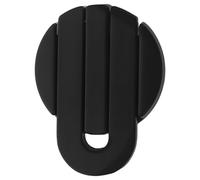 Poignée de Meuble Style minimaliste Ronde Noire, en Alliage de Zinc | Quincaillerie Discrète au Design Moderne, pour Tiroirs de Commode et Placards, Usage la Cuisine ou Salle de Bain