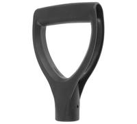 Poignée de Pelle Noire 34mm pour Outils de Creusage | Plastique, Fer et Pvc, Remplacement Rapide, Compatible Râteaux et Manches de Pelle
