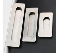 Poignée de placard encastrée fendue en alliage de zinc avec kit complet de vis pour meubles, y compris les installations de placard et de tiroir (128 fils)