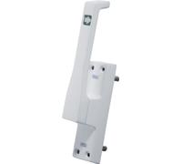 Poignée de porte 970 DIN droite argent anodisé LM 50mm barre ronde 10mm FUHR