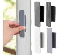 Poignée de porte adhésive autocollante 2 pièces, poignée de tiroir polyvalente, tirez sur l'armoire sans perçage paire noire,paire blanche,paire grise,Boucle à main blanche,Boucle à main noire,Boucle 
