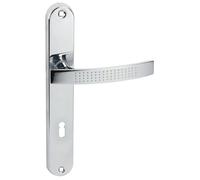 Poignée de porte - Bouton de porte - Verrou BB - Argent - 72 mm - Aluminium