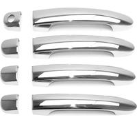 Poignée de porte Cache poignée de porte pour Fiat Bravo 2007-2014 4 portes en acier inoxydable argent 8x