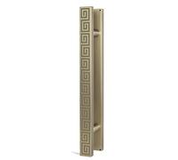Poignée de Porte coulissante de Grange Robuste, Double Face, en Acier Inoxydable, pour Porte vitrée ou Portail en Bois. Quincaillerie pour Portes (B-120C).