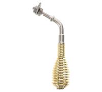 Poignée de Porte de Cheminée à Ressort Alliage M8 pour Poêle à Bois | Prise Isolante Ferme, Ressort de 100mm et Diamètre Maximal 38mm, Style Rétro pour Insert ou Pare-feu