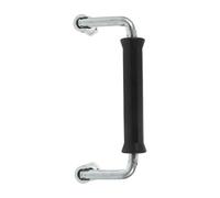Poignée de Porte de Cheminée U Pliable en Métal Noir, Entraxe 14 CM | Remplacement Rapide, Prise Résistante à Chaleur, pour Portes de Poêle, Foyer, Chaudière et Fourneau à Charbon