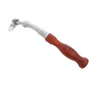 Poignée de Porte de Remplacement Style B en Bois et Acier Inoxydable | Chaudière et Cuisinière Domestique, Anti-brûlure, Résistante à Chaleur, Installation Rapide, Finition Brossée