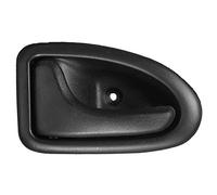 Poignée De Porte De Voiture, Boutons De Poignées De Placage De Porte Intérieure De Voiture en Plastique Gauche/Droite Compatible avec Renault Clio Noir La Gauche