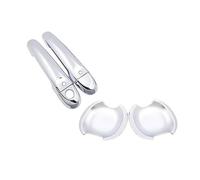 Poignée de Porte de Voiture pour ESQ 2010-2019 Ensemble de Garnitures Couverture Porte latérale poignée Voiture(Handle Bowl No Button 2)