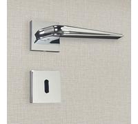 Poignée de porte design inition aspect chrome brillant Lara - KATCHMEE