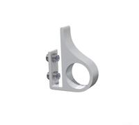 Poignée de porte en alliage d'aluminium et verre, sans perçage, 4,9 cm | Design à pince, pas de vis nécessaire, s'adapte au verre de 4 à 8 mm, installation rapide, installation sans dommages