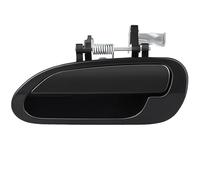 Poignée de porte extérieure arrière gauche côté conducteur pour Honda Accord 1998 1999 2000 2001 2002 Noir Poignée de porte extérieure de rechange OEM # 79338 / 72680S84A01ZF / 72680S86K11 sans trou