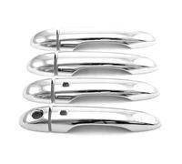 Poignée de Porte extérieure coulissante Cache-poignée de Porte en Carbone Noir Brillant Garniture de Cache-culbuteurs pour Fiat 500X 500 2016 2017 2018 2019 2020 2021 2022 2023