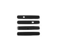 Poignée de Porte extérieure coulissante pour Hyundai IONIQ 9 2025-2026 en ABS Style Fibre de Carbone Noir Brillant Garniture de poignée de Porte extérieure (Conduite à Gauche/à Droite).