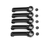 Poignée de Porte extérieure coulissante pour Jeep Wrangler JK 07-17 et Liberty 08-12 Noire 4 Portes + Garniture de hayon