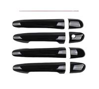 Poignée de Porte extérieure coulissante pour Mazda 2 Demio 3 5 6 8 CX3 CX5 CX8 CX9 MX5 Noir Brillant Cadre et Panneau de poignée de Porte extérieure Autocollant ABS