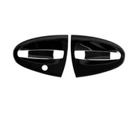 Poignée de Porte extérieure coulissante pour Smart 451 et Fortwo Couvercle de Protection Anti-Rayures pour poignée de Porte de Voiture Acier Inoxydable 304 Garniture chromée Autocollant