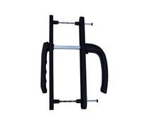 Poignée de porte fenêtre - SR - Noir - Aluminium - Saillie réduite - 7 mm
