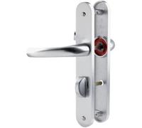 Hoppe Poignée de porte sur plaque Tokyo – Condamnation – 234 mm – Argent