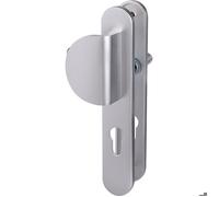 Poignée de porte palière - New camelia sup - Eurowale - Gris argent - Clé I - 195 mm