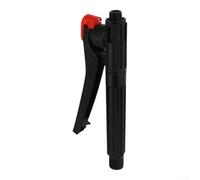 Poignée de pulvérisation de jardin pièce de rechange pour pulvérisateur à dos avec gâchette verrouillable et régulateur de débit pour tuer 18,9 cm Noir et rouge Tête L (étendue)