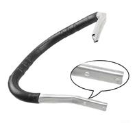 Poignée de scie à bûche en aluminium robuste compatible avec les tronçonneuses 45, 52, 58 avec poignée ergonomique rainurée noire (anti-poignée)