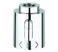 Grohe Atrio Poignée de réglage de température pour mitigeur thermostatique chromée, 06676000,