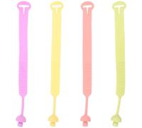 Poignée de Siège de Toilette Forme Champignon en Silicone 4 Pièces | Installation Rapide, Prise Confortable pour Petites Mains, Adaptée aux Adultes et Personnes Âgées, Toilettes Domestiques