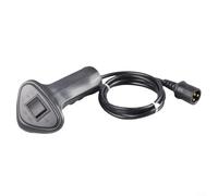 Poignée de télécommande de treuil électrique avec interface filaire à 3 broches pour véhicules tout-terrain, 12 V-48 V 500 A, interrupteur robuste, contrôleur ABS compact pour VTT, UTV, camion, noir