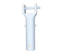 Poignée de tête d'aspirateur de piscine pour nettoyeur de piscine, pièce de rechange avec goupille de verrouillage à clip en V, adaptateur de poteau télescopique pour fixation de tête d'aspirateur