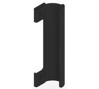 Poignée de tirage extérieur laqué noir RAL9005 LA CROISEE DS DS7247-013