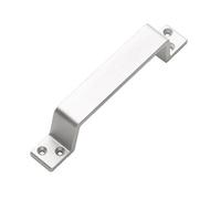 Poignée de tirage longueur 150mm entraxe 130mm aluminium anodisé mat droite - DUVAL - 72-0102-1502
