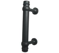 Poignée de tirage pour porte battante - type 1200 finition fer cémenté noir