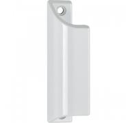 Poignée de tirage profilée pour porte - aluminium blanc 9010 HOPPE