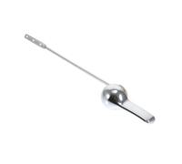 Poignée de Toilette Rétro pour Réservoir, Levier Chasse Eau Argenté | ABS et Aluminium, Surface Lisse, Montage Simple, Démontage Facile, Usage Domestique pour Cuve
