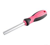 Poignée de tournevis magnétique ergonomique, tige hexagonale de 6,35 mm, outil de changement rapide, construction en acier au carbone pour projets de bricolage, paire bleue et rose
