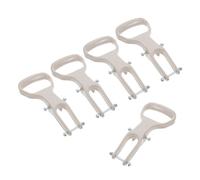 Poignée de Traction Beige, pour Balai Éponge Remplacement ABS 6,5 CM | Installation Facile, Remplacement Précis, Lot Vis et Accessoires, Compatible Balais Éponge