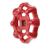 Poignée de Vanne à Guillotine Rouge en Fer, Trou 6mm, 50 G | Fond Plat, Étanchéité Fiable, Flux Fluide, Faible Résistance, Limite les Dépôts, Usage Industriel