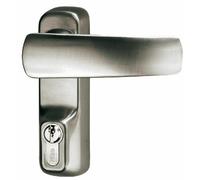 Poignée débrayable anti-vandalisme pour serrure antipanique Idea inox ISEO CITY