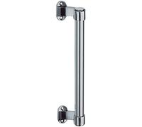 Vachette Poignée de porte renvoyée Bâton de maréchal 502 RIV Aluminium Ø25 mm Entraxe 220 mm