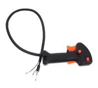 Poignée Droite de Coupe-bordures 430 520 43cc 52cc, Abs Noir | Prise Ergonomique, Confort de Maintien, Fonctionnement Fluide, avec Gâchette, Interrupteur et Câble