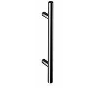 Poignée droite de porte battante droite inox hauteur 350 mm NORMBAU