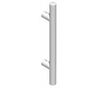 Poignée droite de porte battante inox non percée Diva XX LA CROISÉE DS